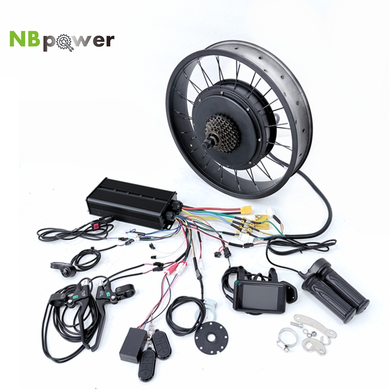 72V 5000W Hub Motor Kit - Kit de conversion de vélo de