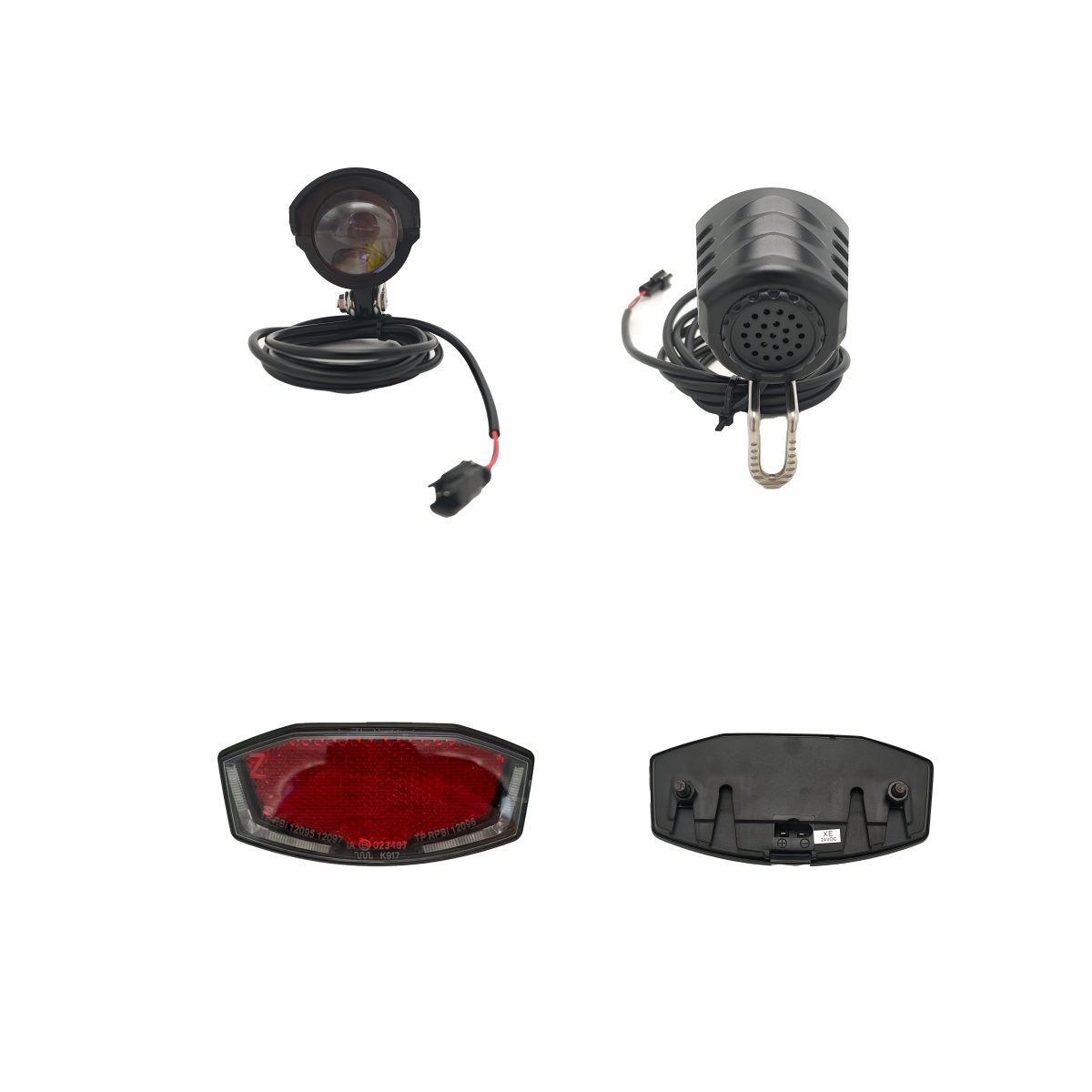 Tongsheng Tsdz2B Mid Drive Motor - Phare et feu arrière 6V pour