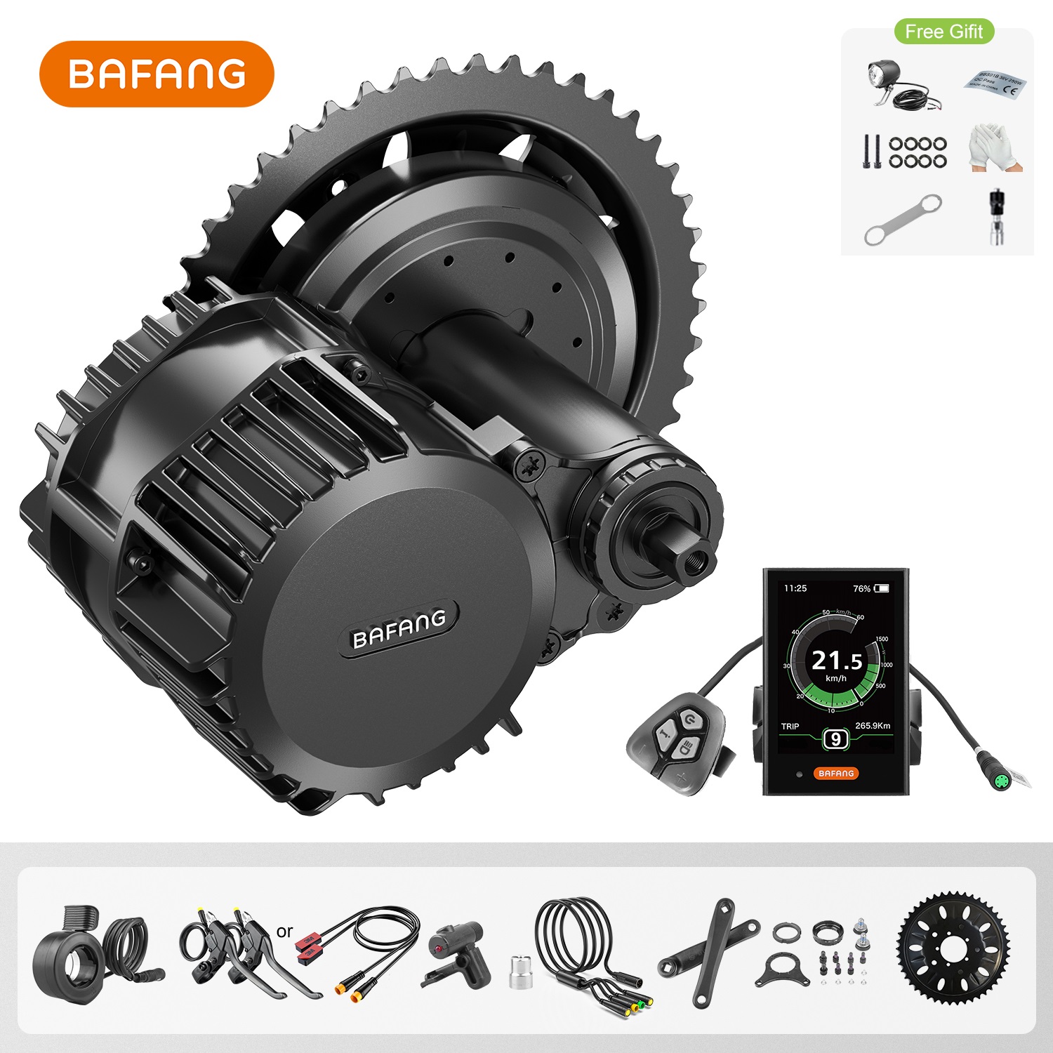 Mid Drive Motor Kit 52V 1000W - Bafang UART 48V/52V 1000W moteur d'entraînement
