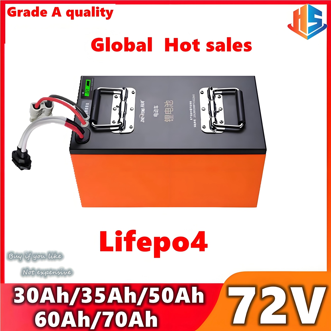 Electric Bicycle Battery 72V 30Ah - Batterie Lifepo4 72V 50Ah 60AH 35AH
