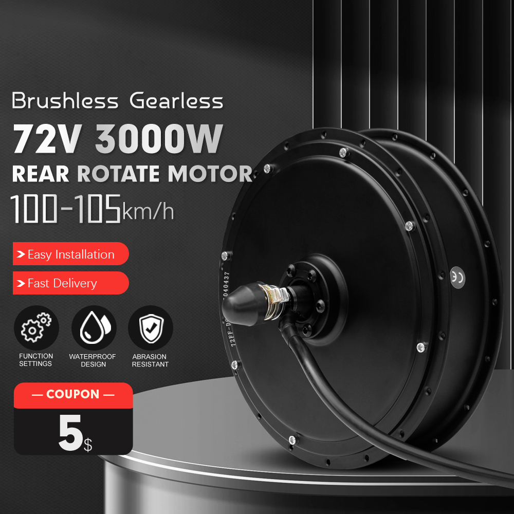 Ebike Conversion Kit 72V 3000W - Moteur de vélo électrique 72V 3000W,