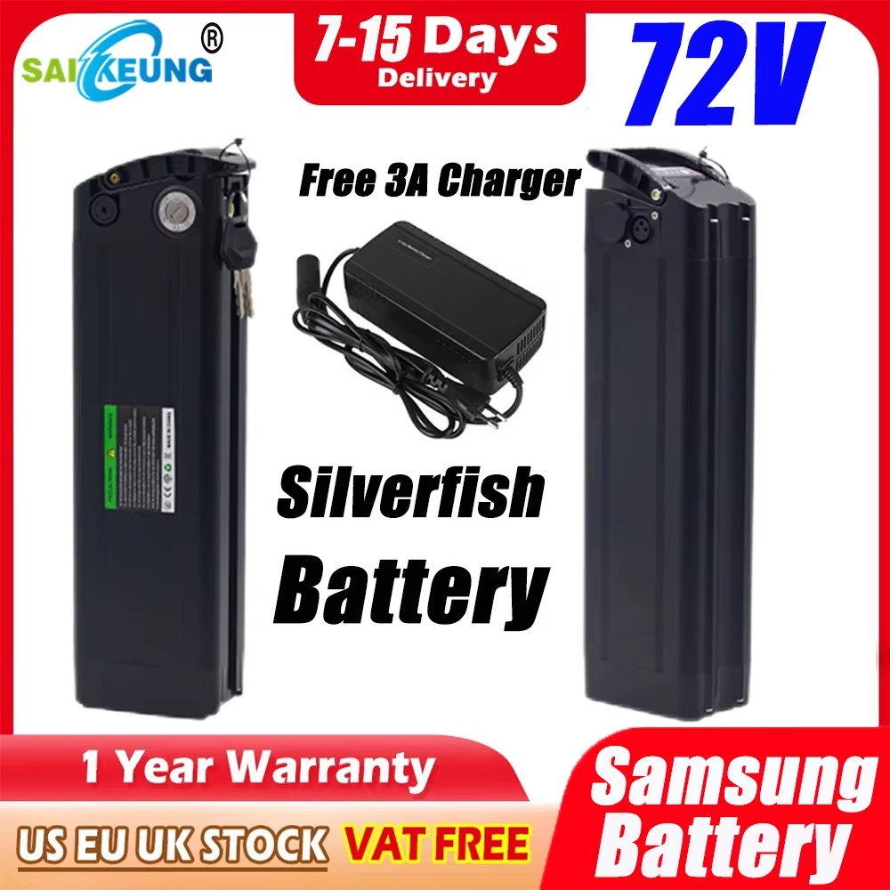 Electric Bicycle Battery 72V 30Ah - Vélo électrique 72V SilverFish Akku Accu