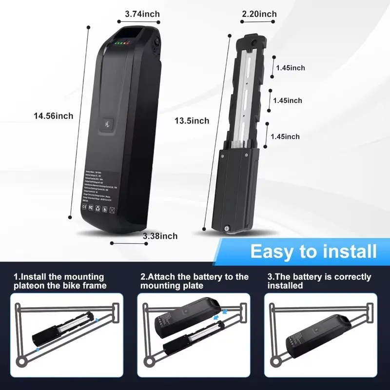 Batterie Hailong pour vélo éle - Ebike Battery 48V 20Ah Hailong avis et prix