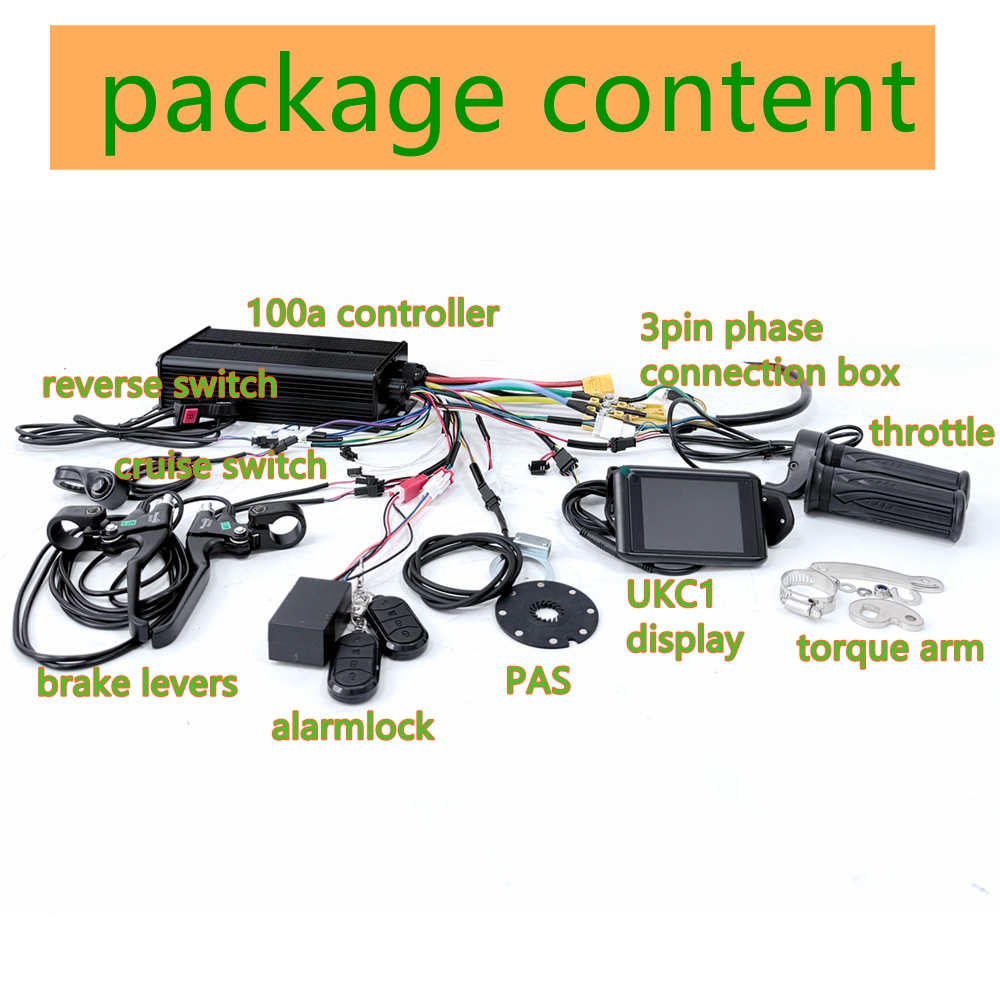 Kit de conversion de vélo de n - 72V 5000W Hub Motor Kit avis et prix