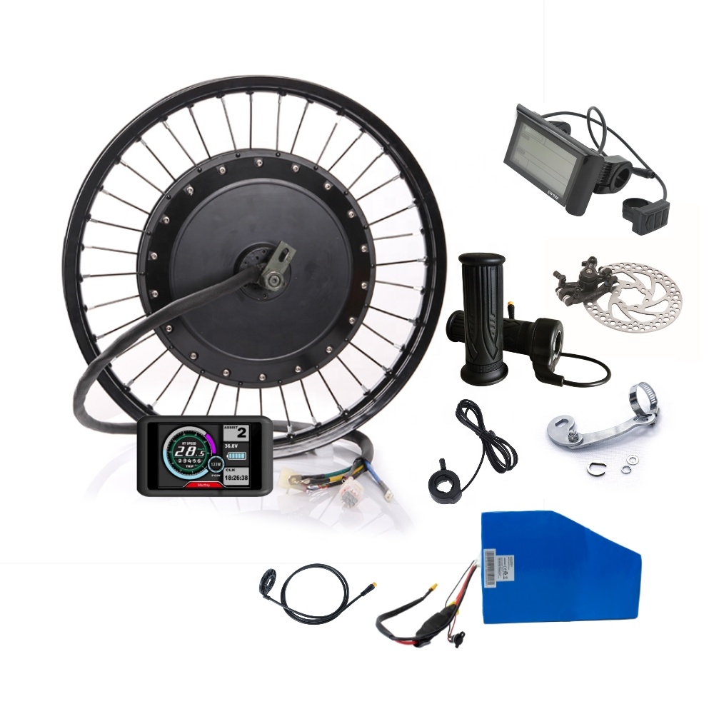 Kit de Conversion de vélo élec - 72V 5000W Hub Motor Kit avis et prix