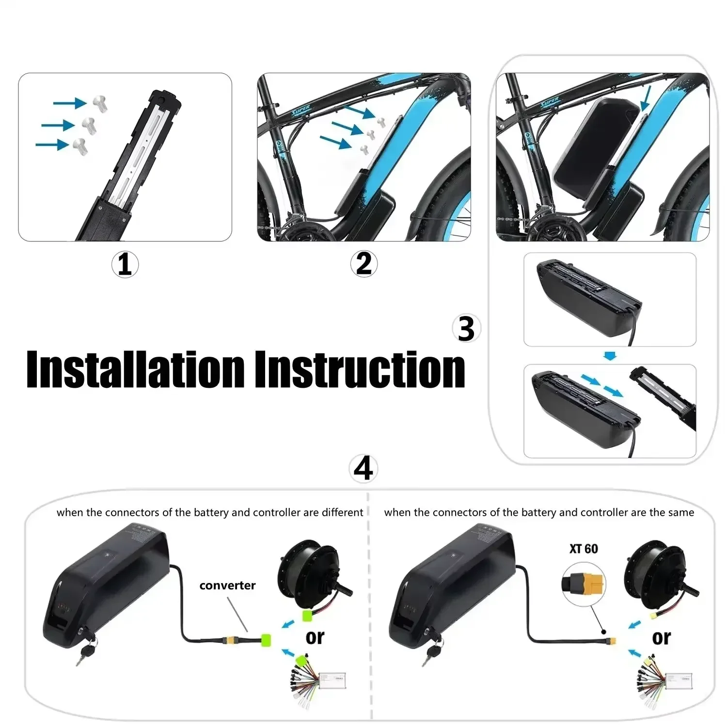 Pour Hailong EBike batterie 36 - Ebike Battery 48V 20Ah Hailong avis et prix