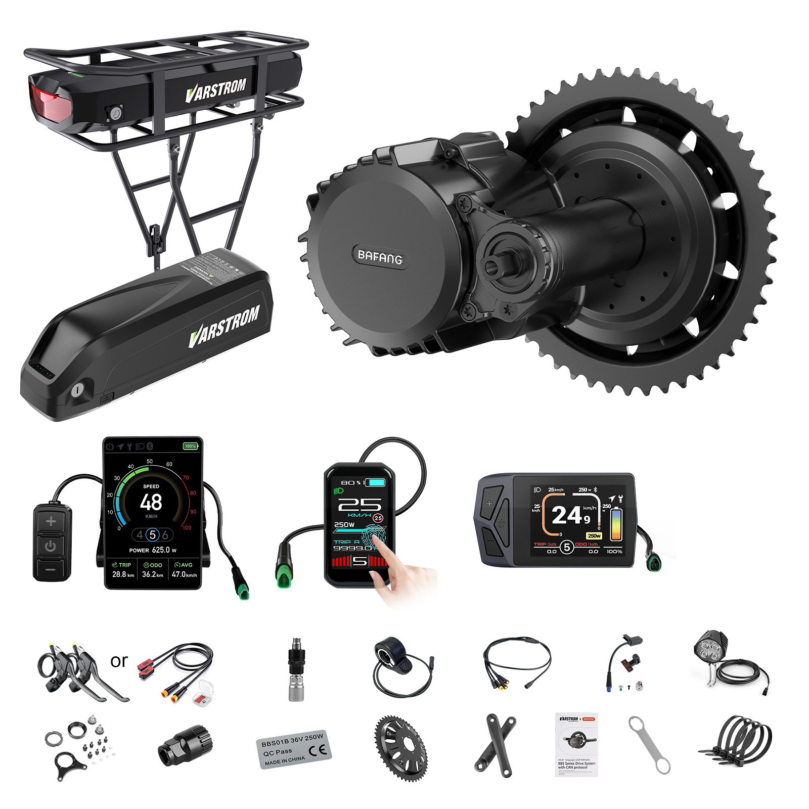 [Expédition US] Kit Moteur Cen - Bafang Bbs02B 48V 750W Mid Drive Kit avis et prix