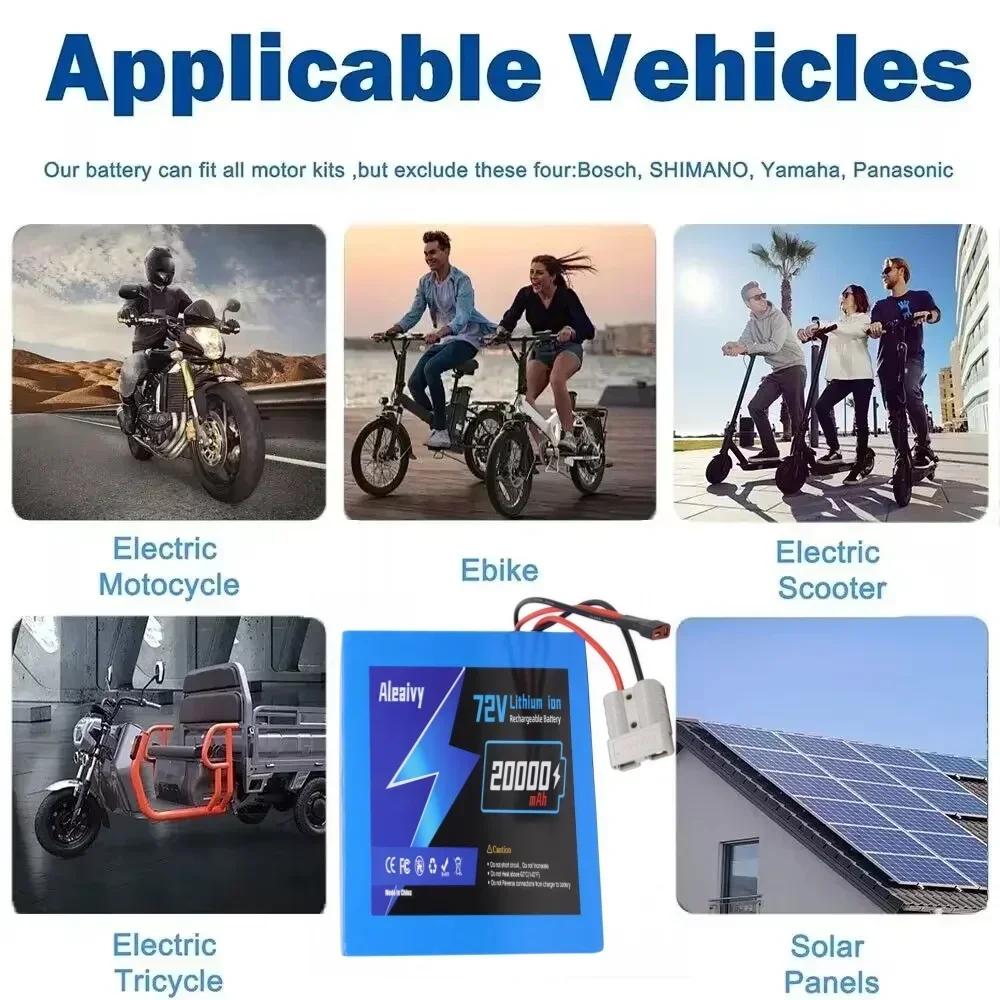 Batterie au lithium 21700 haut - Electric Bicycle Battery 72V 30Ah avis et prix
