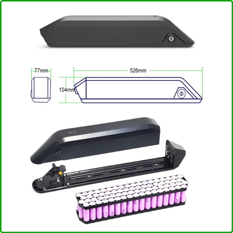 Batterie de vélo électrique or - Ebike Battery 48V 20Ah Hailong avis et prix