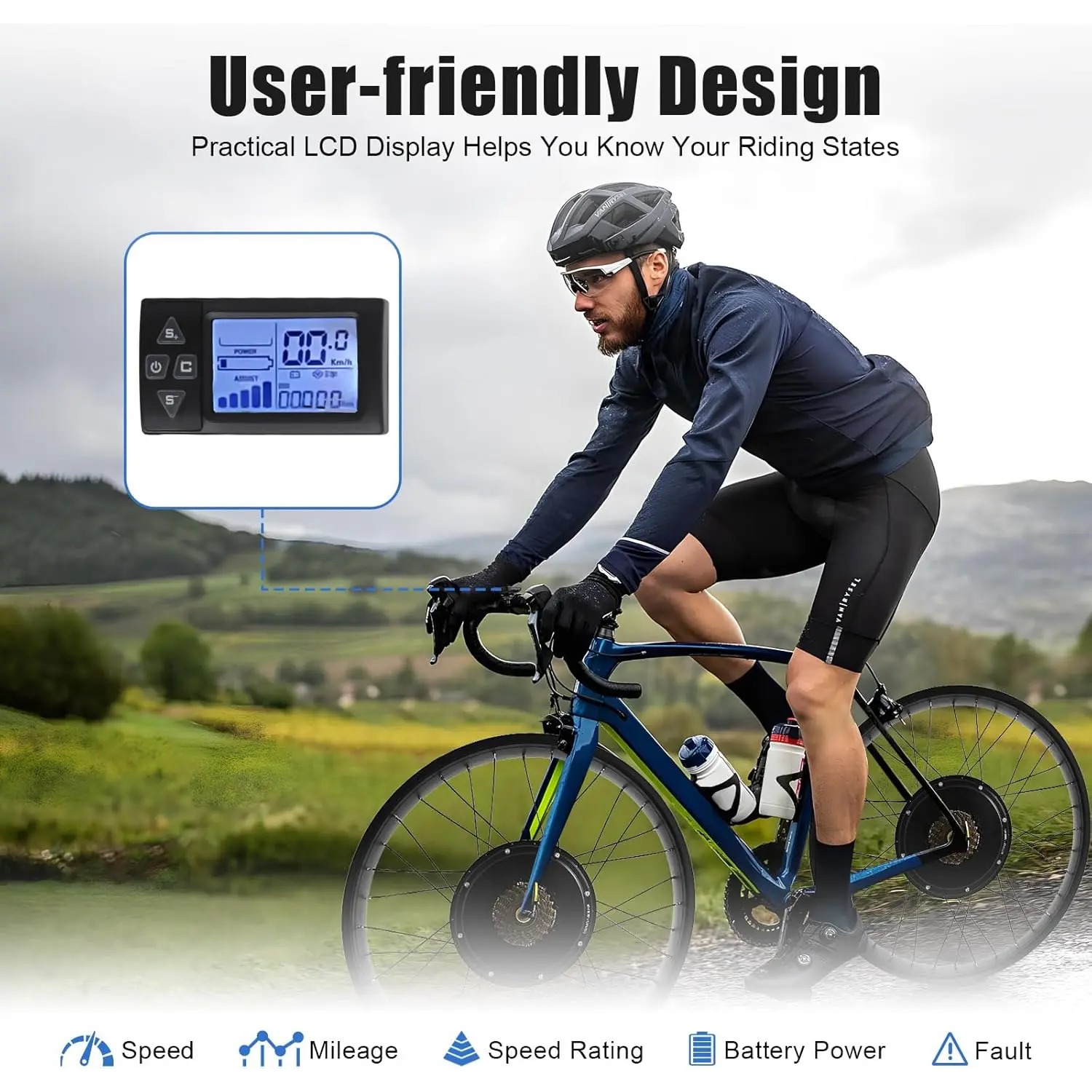 Kit de Conversion de vélo élec - 72V 5000W Hub Motor Kit avis et prix