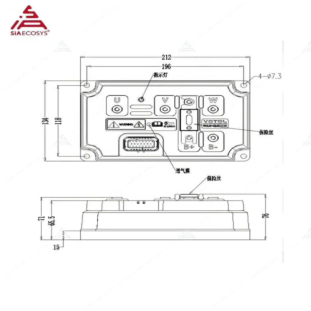 Contrôleur de moteur BLDC haut - Programmable Bldc Motor Controller 96V avis et prix