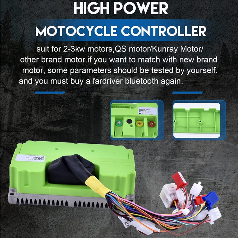 Contrôleur à Onde Sinusoïdale  - Sine Wave Controller 48V 72V 80A avis et prix